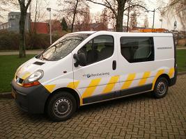 Renault Trafic WHA Dienstverlening strobe dakset